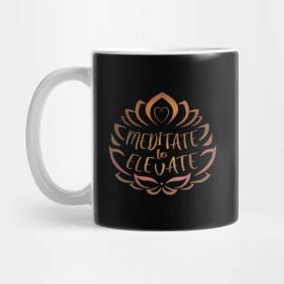 Meditate to Elevate, Spiritually Mug